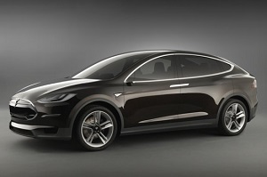 Tesla Model X Concept с боковыми камерами