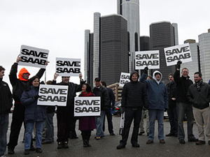 Работники Saab просят президента США повлиять на GM