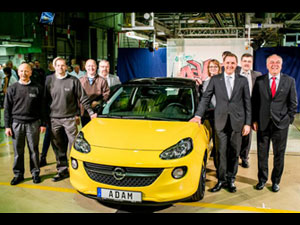 В Германии началось серийное производство Opel Adam