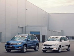 Завод Volkswagen в Калуге выпустил два юбилейных автомобиля